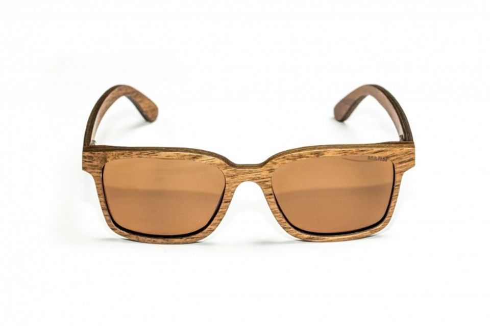 Nash Dřevěné Brýle Timber Sunglasses - jantarové skla