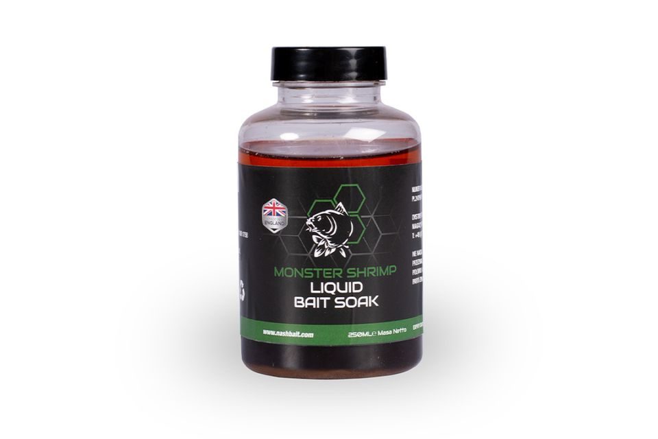 Nash Dip Monster Shrimp Liquid Bait Soak 250ml