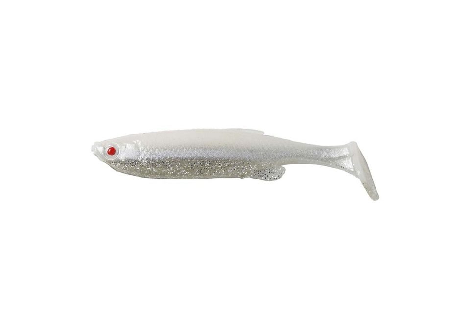 Savage Gear Gumová nástraha 3D Fat Minnow T-Tail White Silver