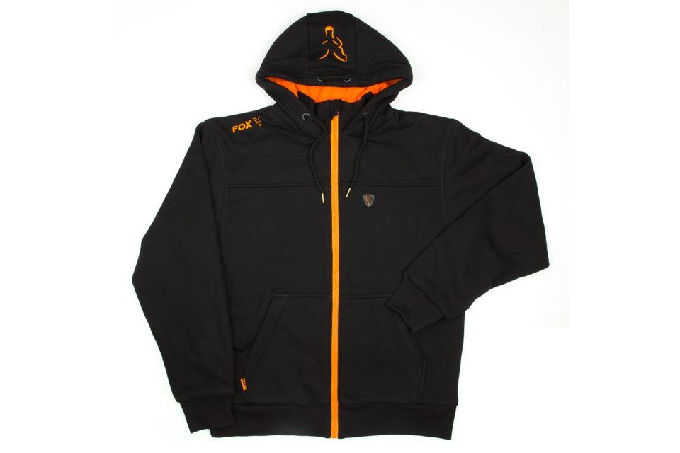 Fox Mikina s kapucí Heavy Lined Hoody Black/Orange