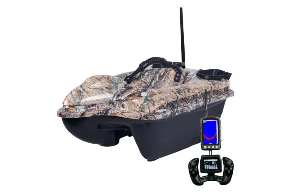 Boatman Zavážacia loďka Fighter Pro s GPS a Echolotom Camo