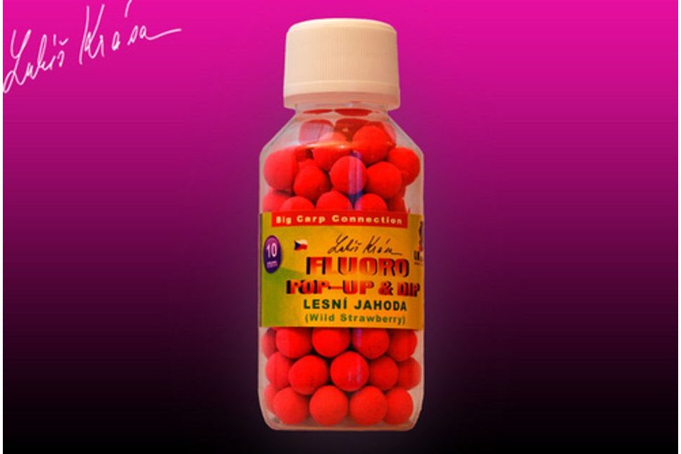 LK Baits Pop-up fluoro Wild Strawbery 10mm