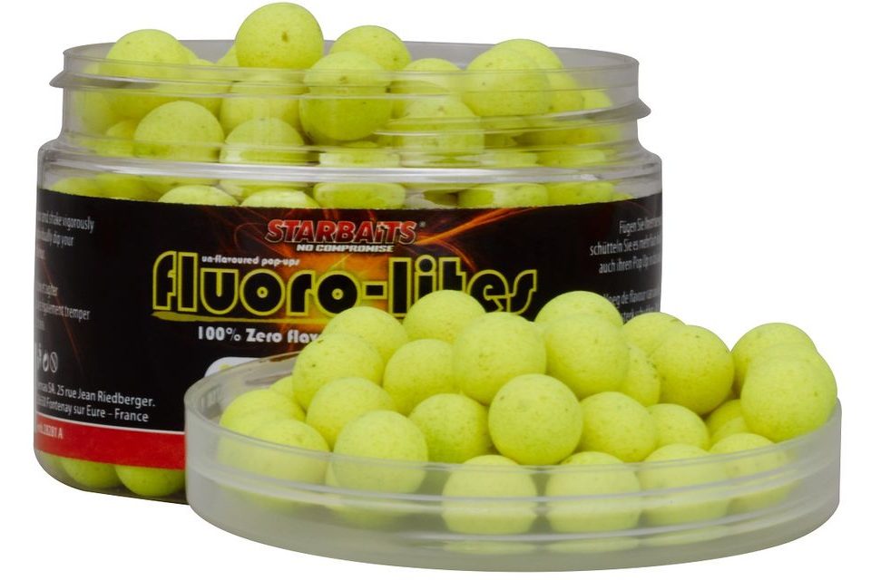 Starbaits Plovoucí boilie Pop Up Fluoro Lite žlutá