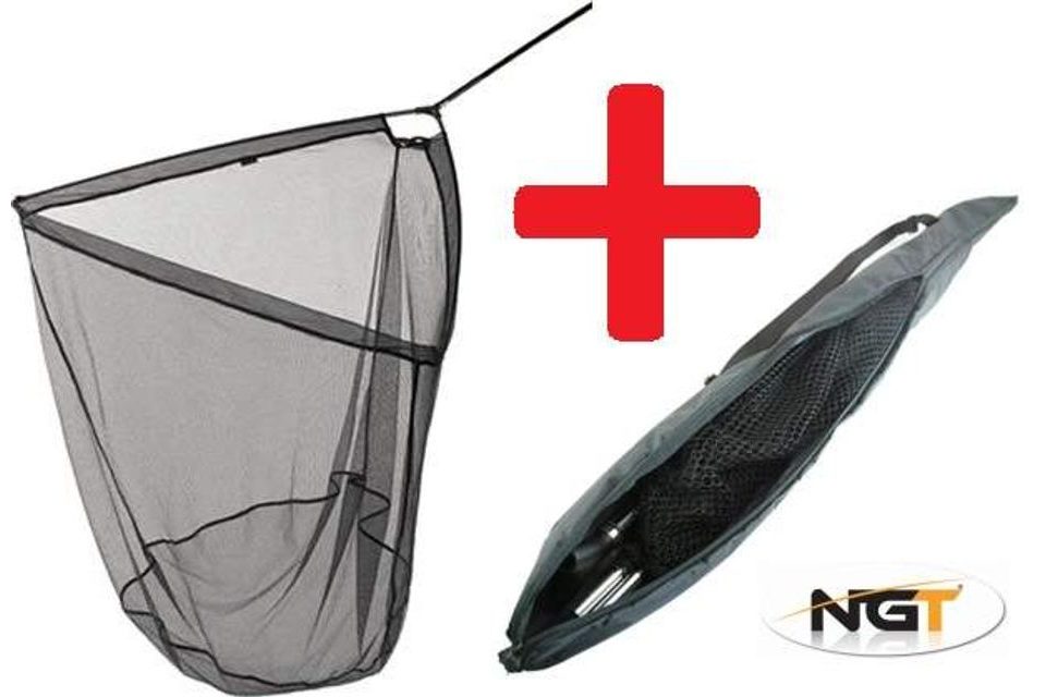 NGT Podběrák 2m Carp Net 42 with Handle + Obal Zdarma!