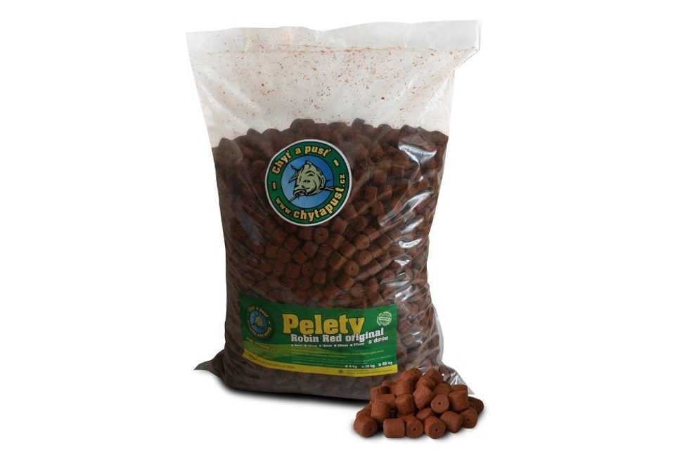 Chyť a pusť Pelety Robin Red Original carp s dírou PYTEL 10kg