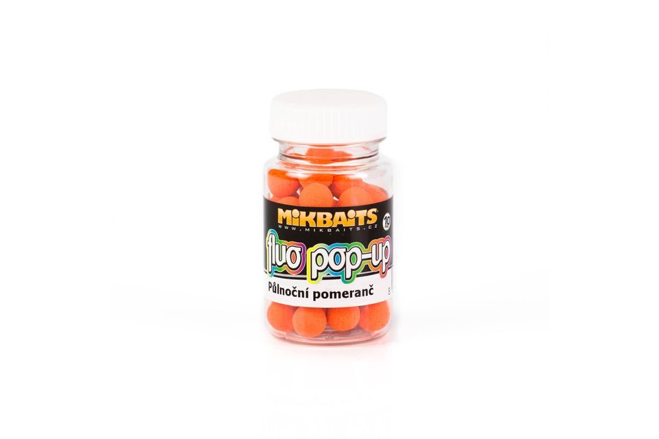 Mikbaits Plovoucí fluo boilie 10mm 60ml