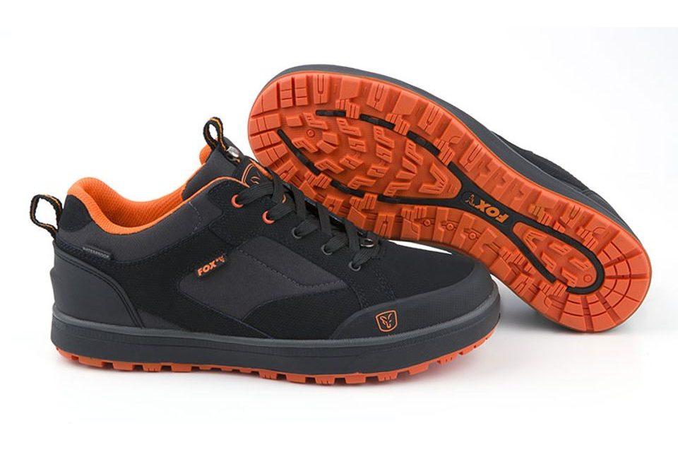 Fox Boty Black & Orange Trainers