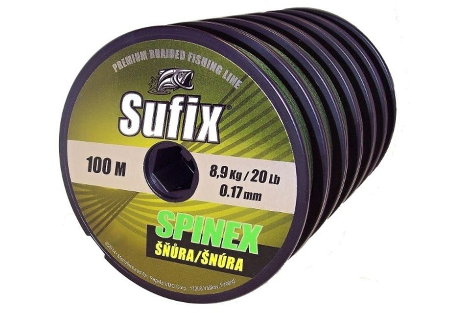 Sufix Šnůra Spinex Deep Green 100m