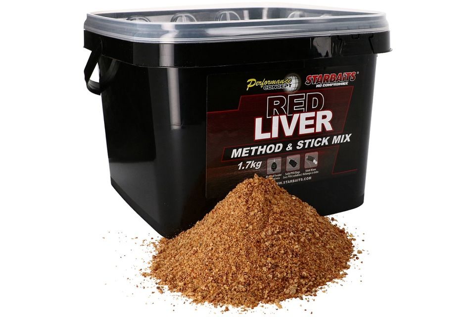 Starbaits Method & Stick Mix Red Liver 1,7 kg