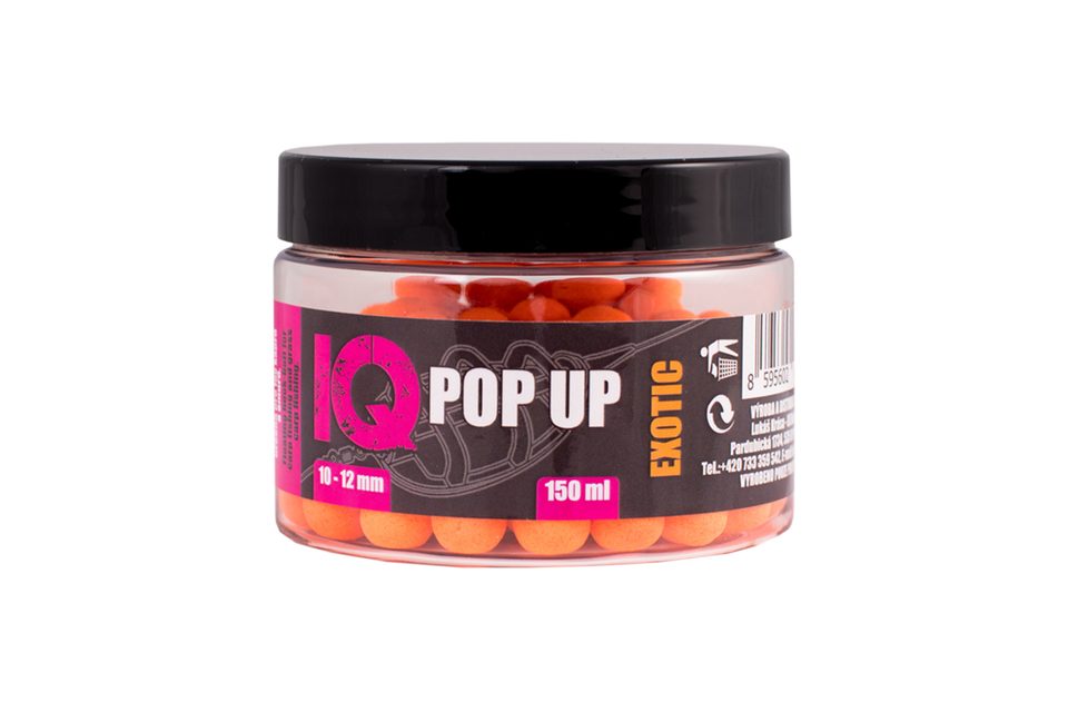 LK Baits Pop Up Fluoro Boilies IQ Method Feeder 10-12mm 150 ml