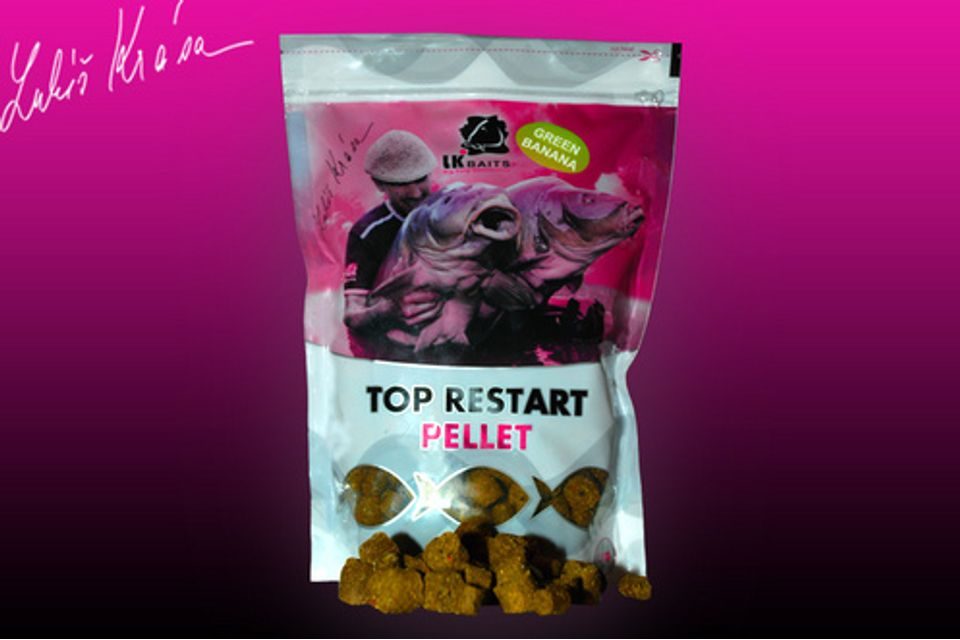 LK Baits Pelety Top ReStart Green Banana 1kg