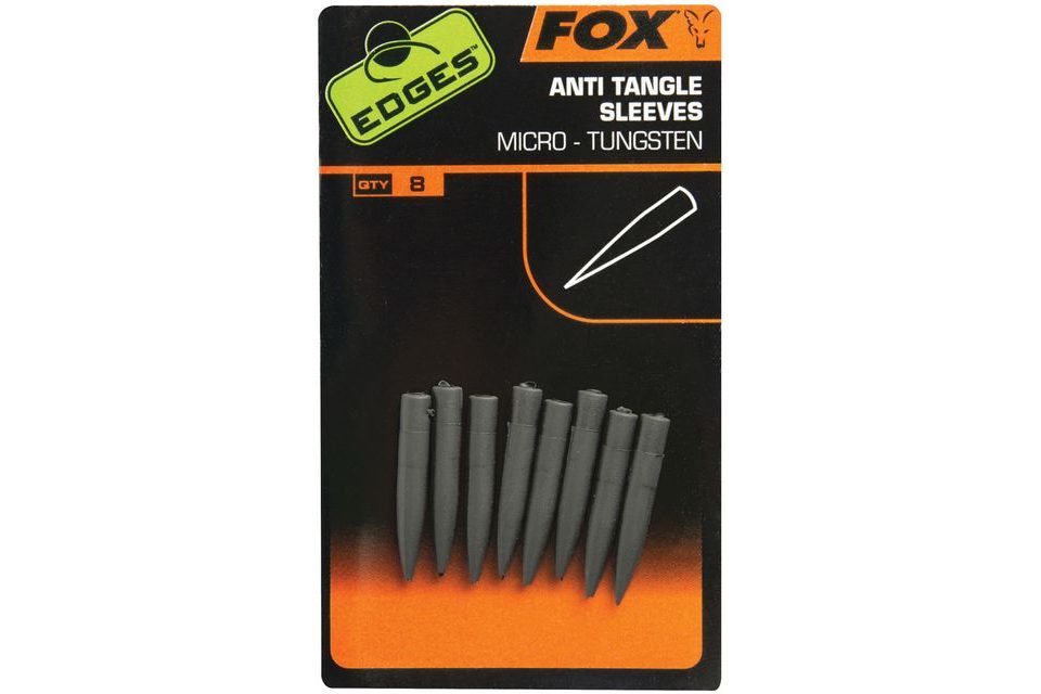 Fox Převleky proti zamotání Edges Tungsten Anti Tangle Sleeves Micro 8ks