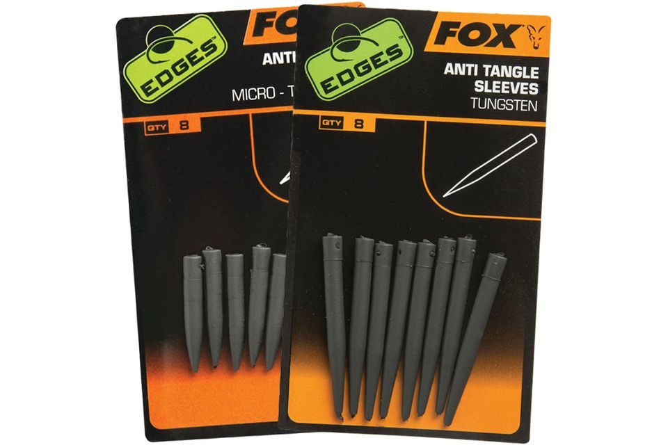 Fox Převleky proti zamotání Edges Tungsten Anti Tangle Sleeves Micro 8ks