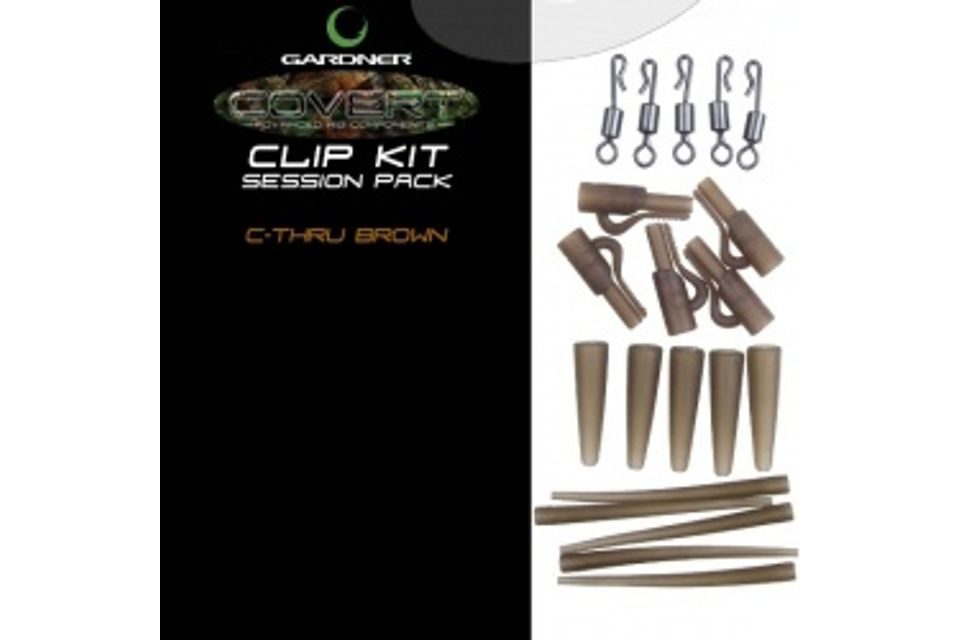 Gardner Kompletní systém na boční zátěž - Covert Clip Kit C-thru, průhledně hnědé 5ks