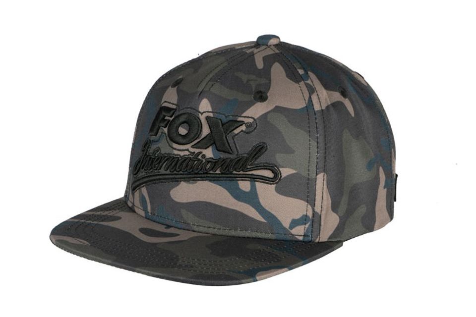 Fox Kšiltovka Camo Flat Peak College Snapback