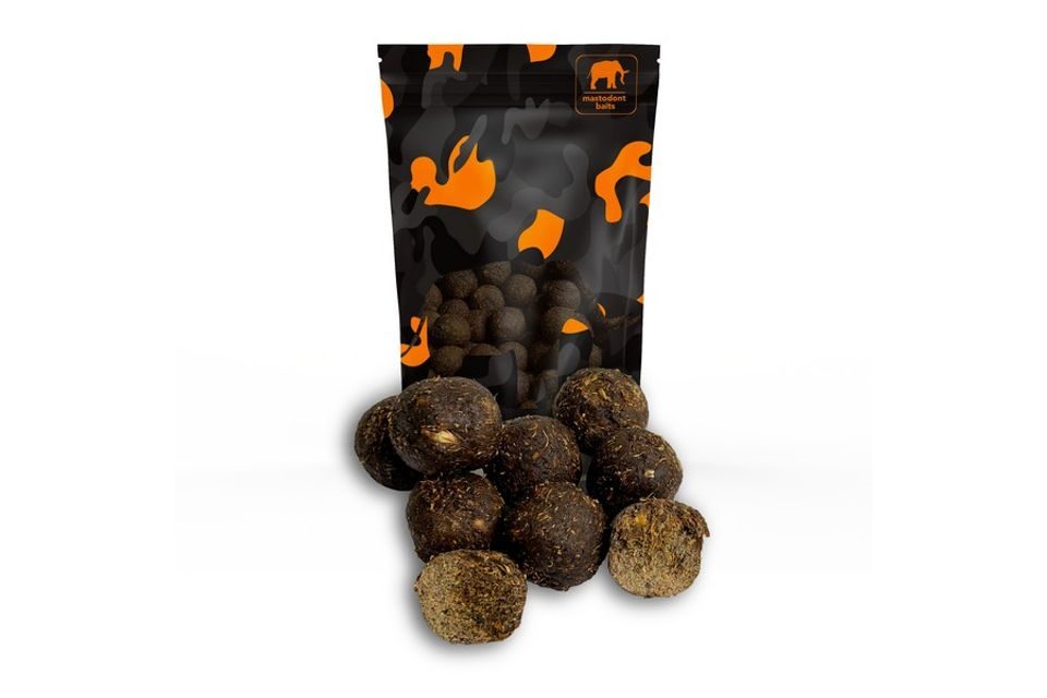 Mastodont Baits Boilie Worms N/W korek 300g