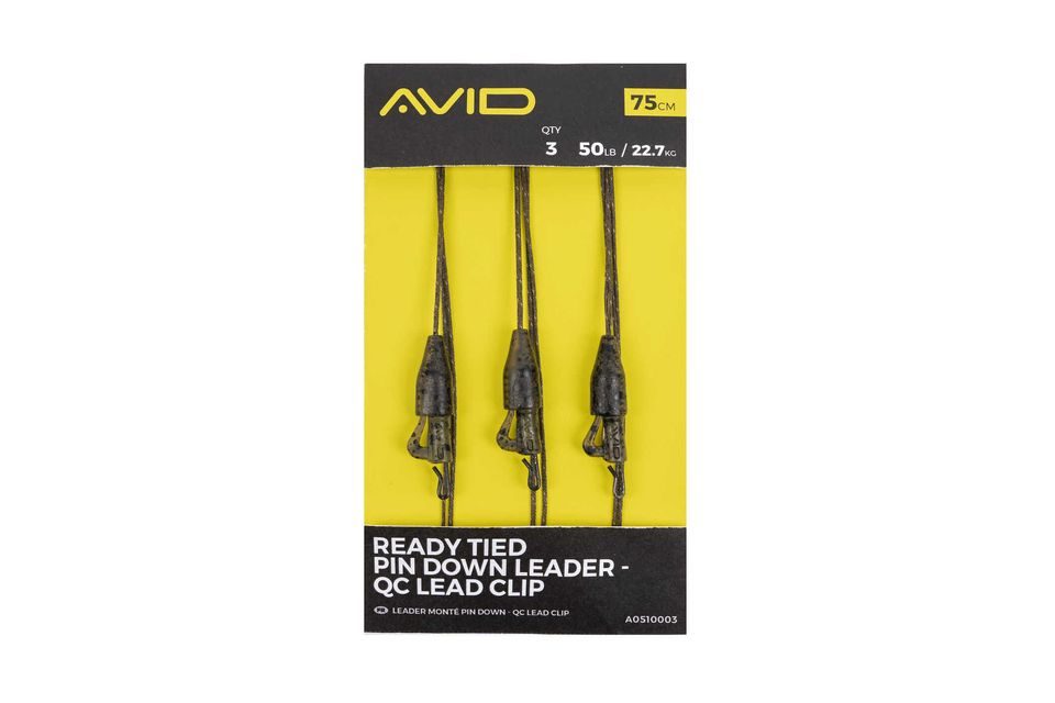 Avid Montáž Ready Tied Pindown Leader - QC Lead Clip 3ks