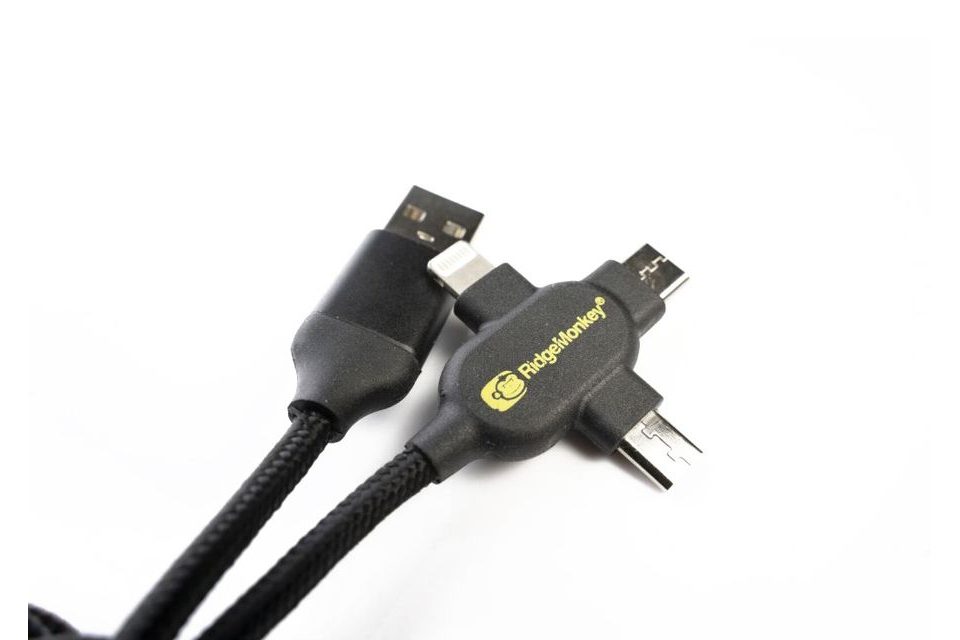 RidgeMonkey Napájecí kabel Vault USB-A to Multi Out Cable 2m