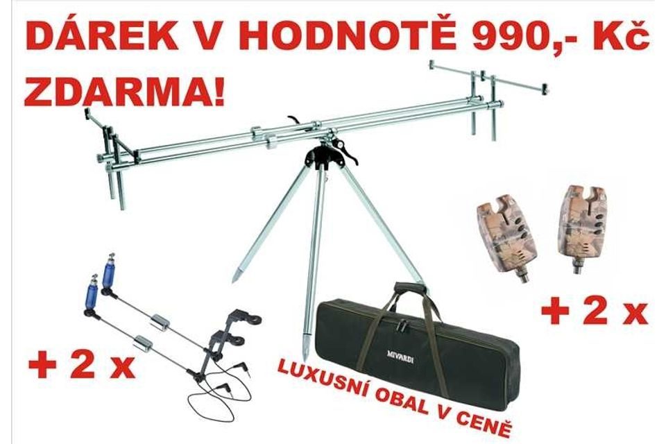 Mivardi Stojan Tripod Executive + ZDARMA 2x Sounder Easy a 2x swingerarm Easy