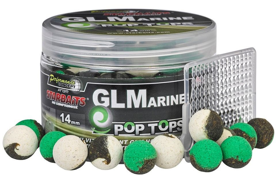 Starbaits Vyvážené boilie Pop Tops GLMarine 60g