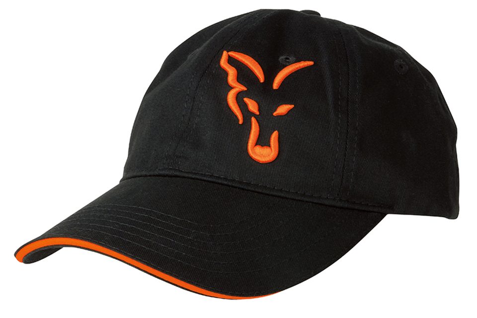 Fox Kšiltovka Black & Orange Baseball Cap