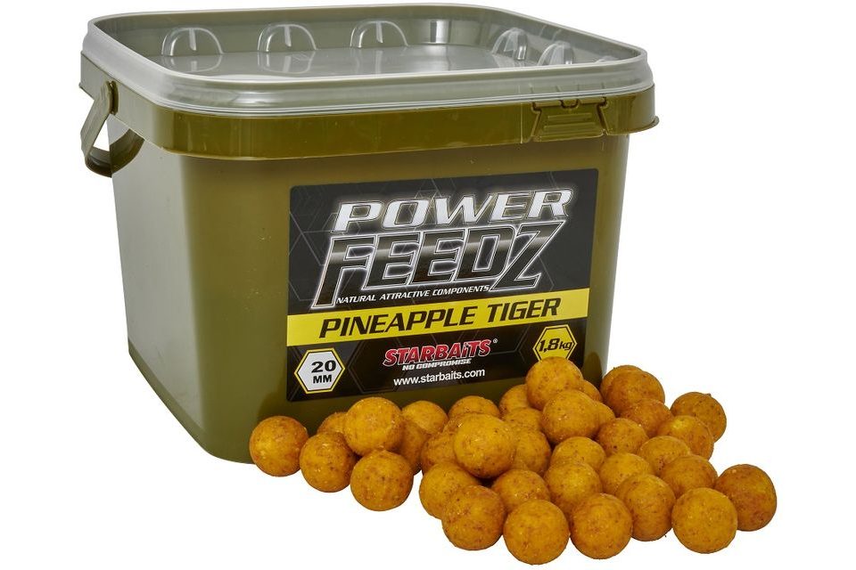 Starbaits Boilies Power FEEDZ Pineapple Tiger 1,8kg