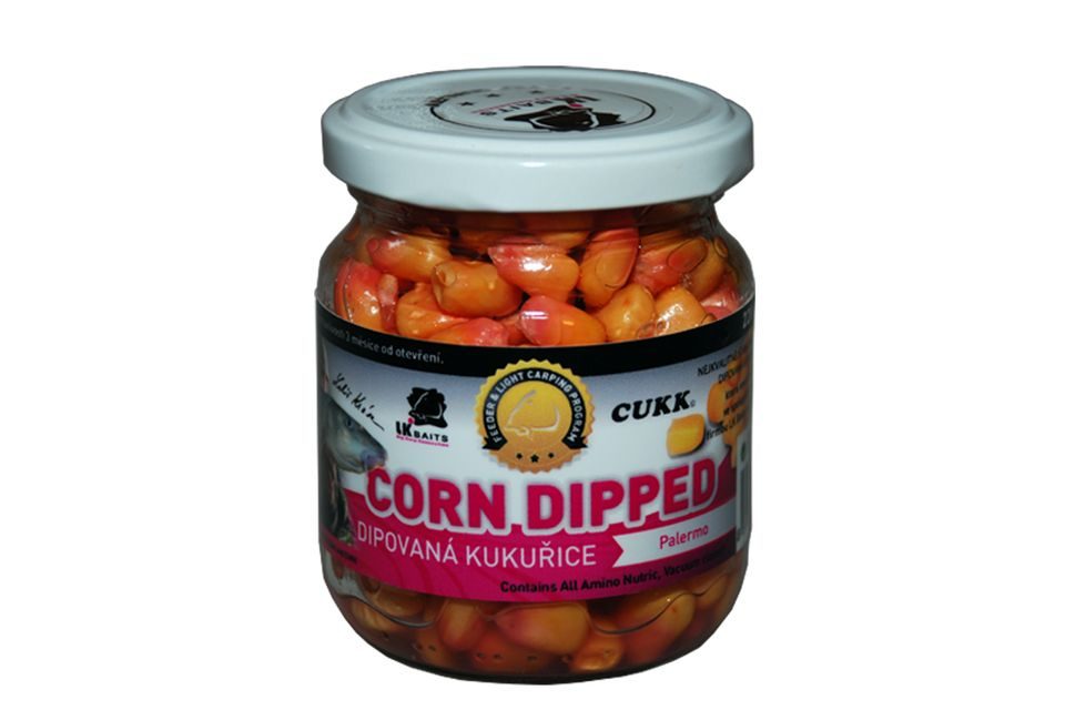 LK Baits Dipovaná kukuřice 220ml