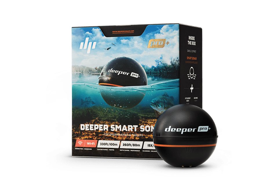 Deeper Nahazovací sonar Wifi s GPS Fishfinder Pro+