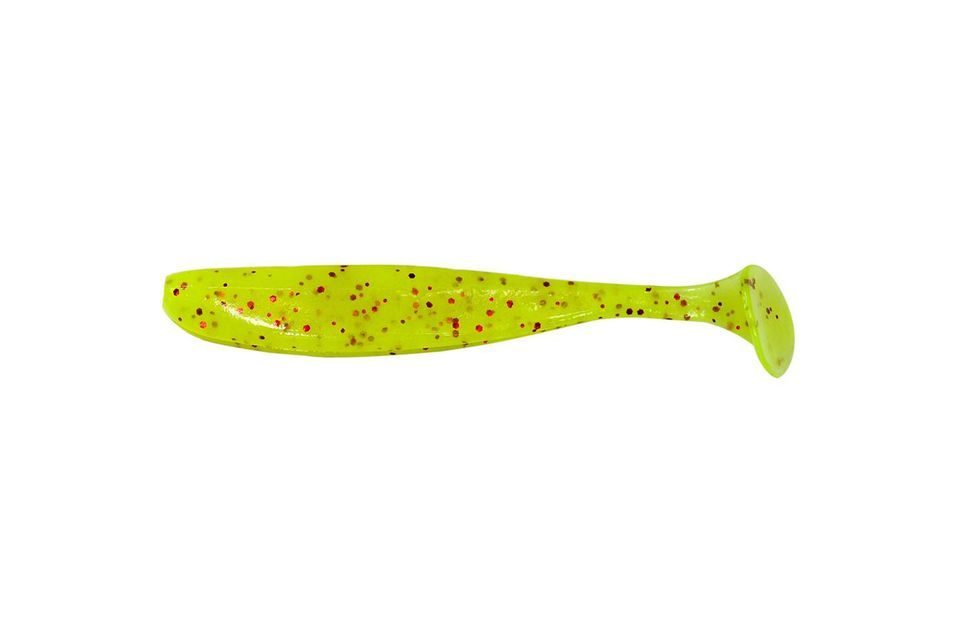 Keitech Gumová nástraha Easy Shiner Chartreuse Red Flake