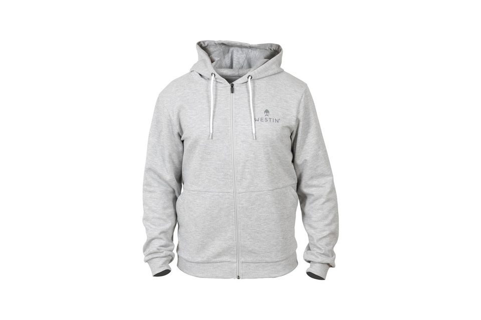 Westin Mikina Business Zip Hoodie Grey Melange