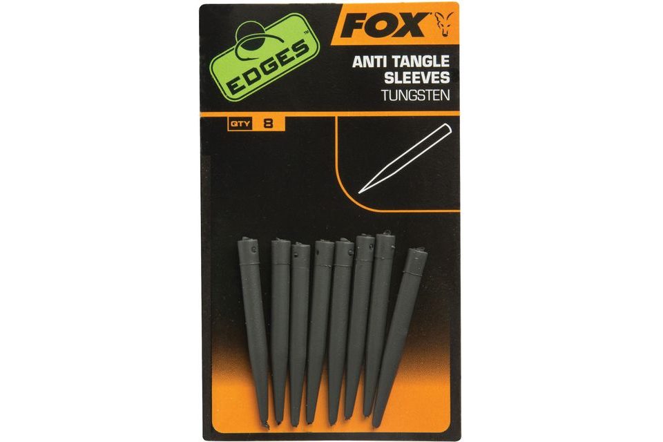 Fox Převleky proti zamotání Edges Tungsten Anti Tangle Sleeves Standard 8ks