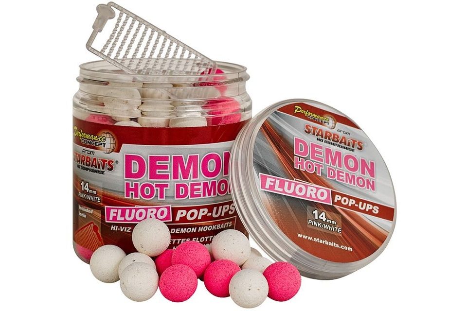 Starbaits Plovoucí boilies Fluo Hot Demon 80g