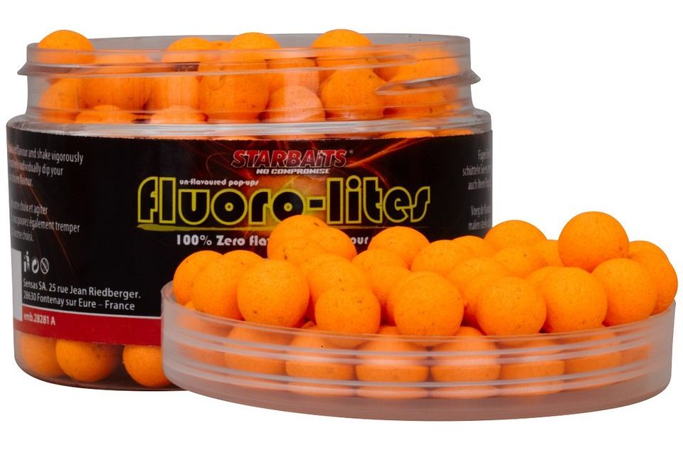 Starbaits Plovoucí boilie Pop Up Fluoro Lite oranžová