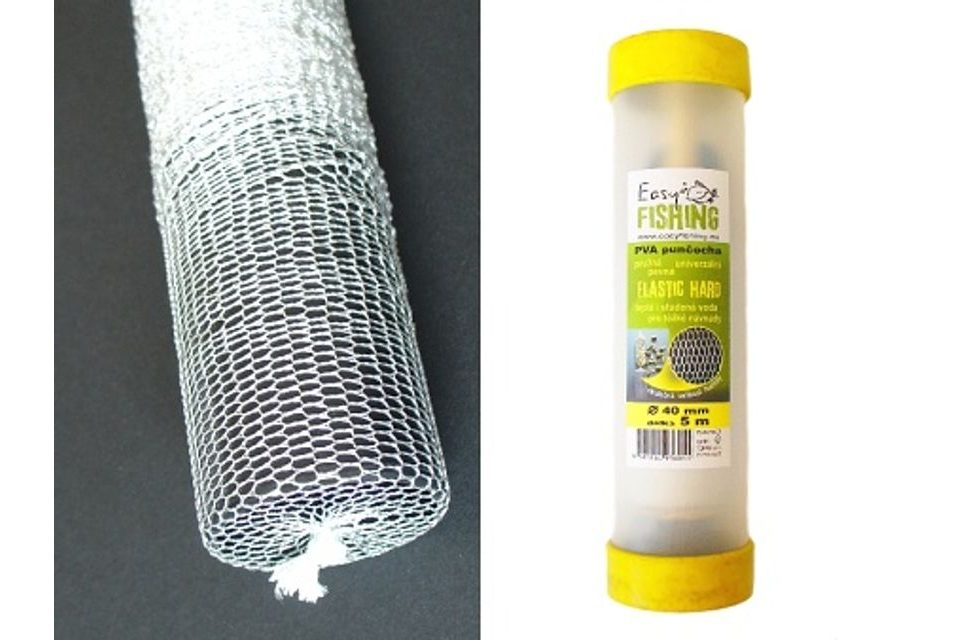 Easy Fishing PVA punčocha ELASTIC HARD 40mm komplet v tubě 7m
