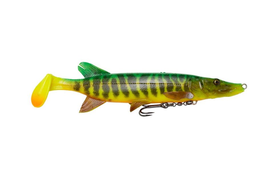 Savage Gear Gumová nástraha 4D Pike Shad Firetiger