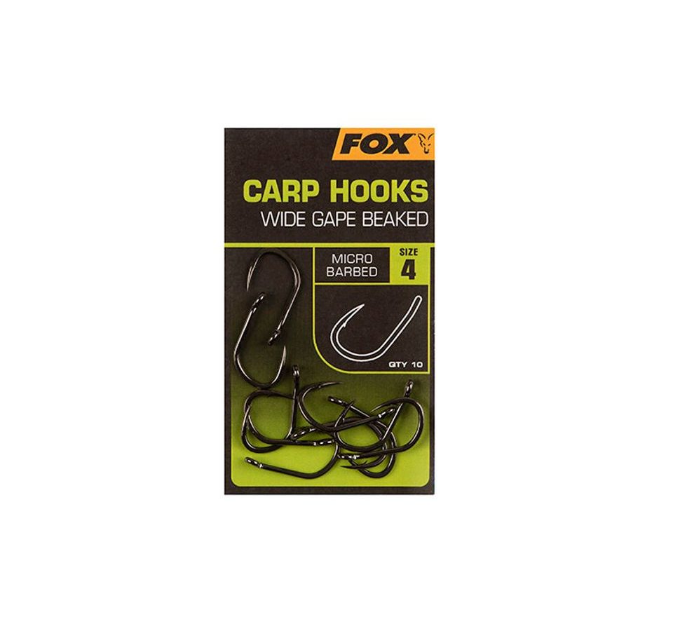 Fox Háčky Carp Hook Wide Gape 10ks