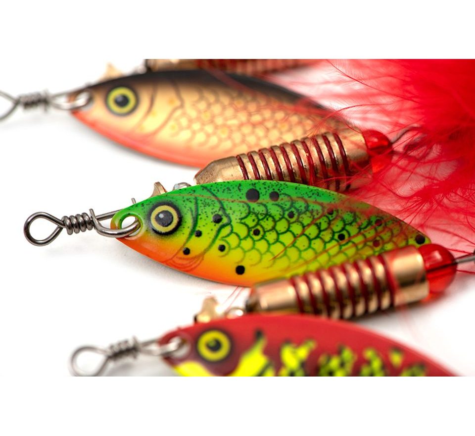 Fox Rage Blyskáč Spinner UV Hot Perch