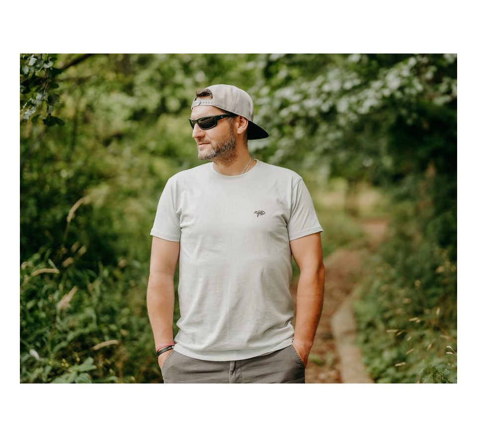 Giants fishing Tričko pánské šedé Kapr s kostrou