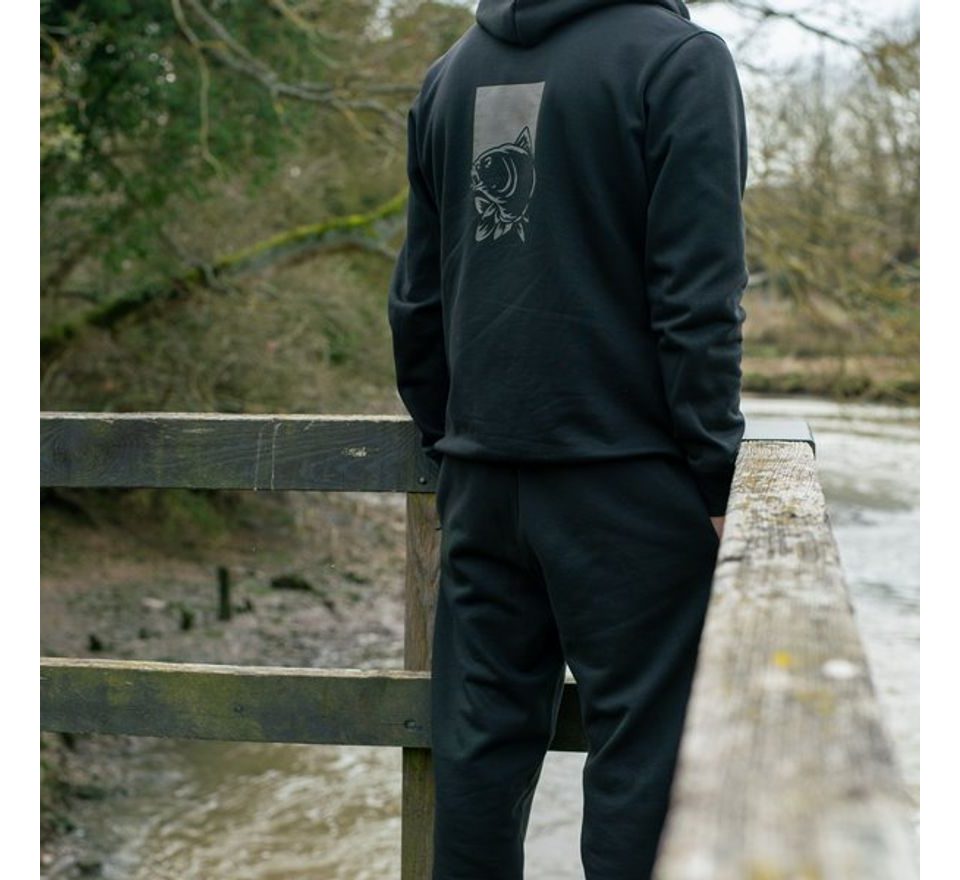 Nash Mikina Make It Happen Hoody Fish Logo Black