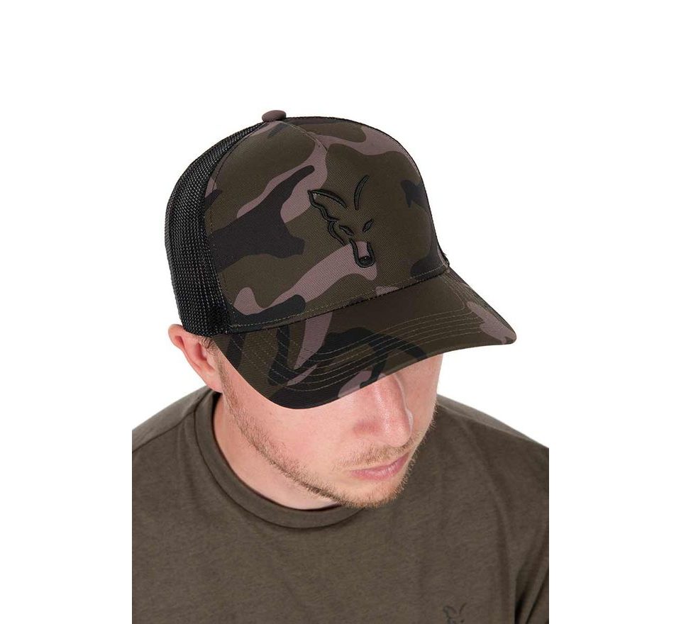 Fox Kšiltovka Black Camo Trucker