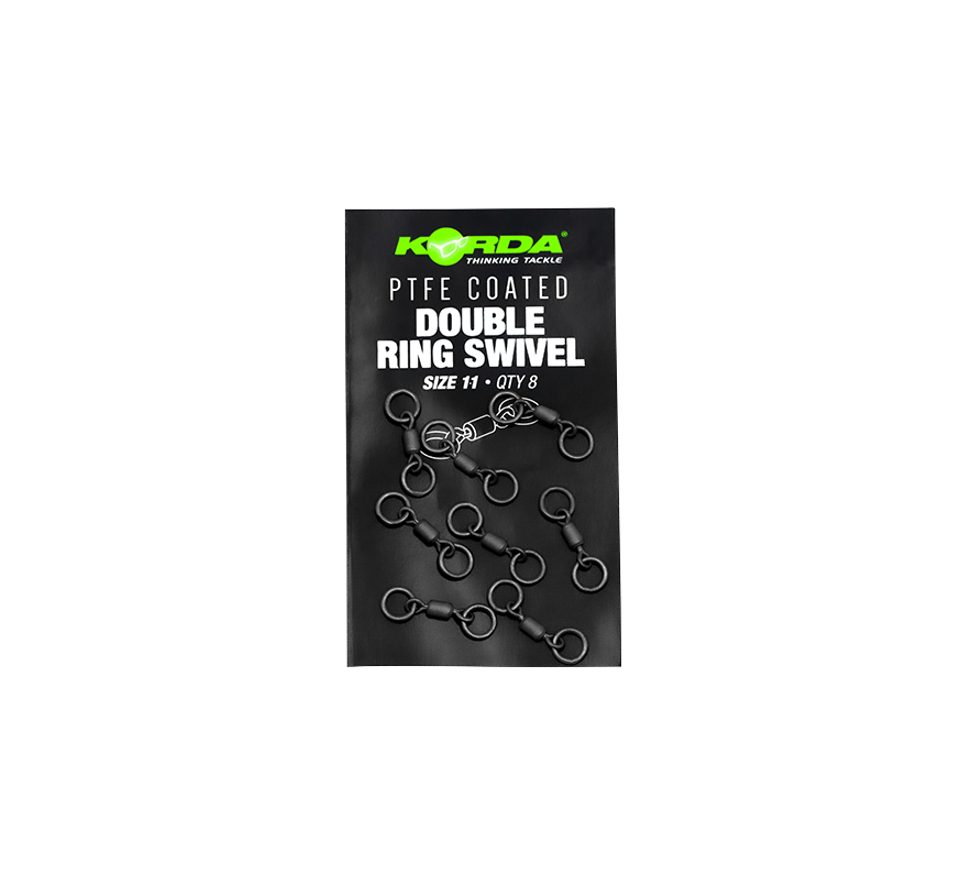 Korda Obratlík s kroužkem PTFE Double Ring Swivel vel.11 8ks