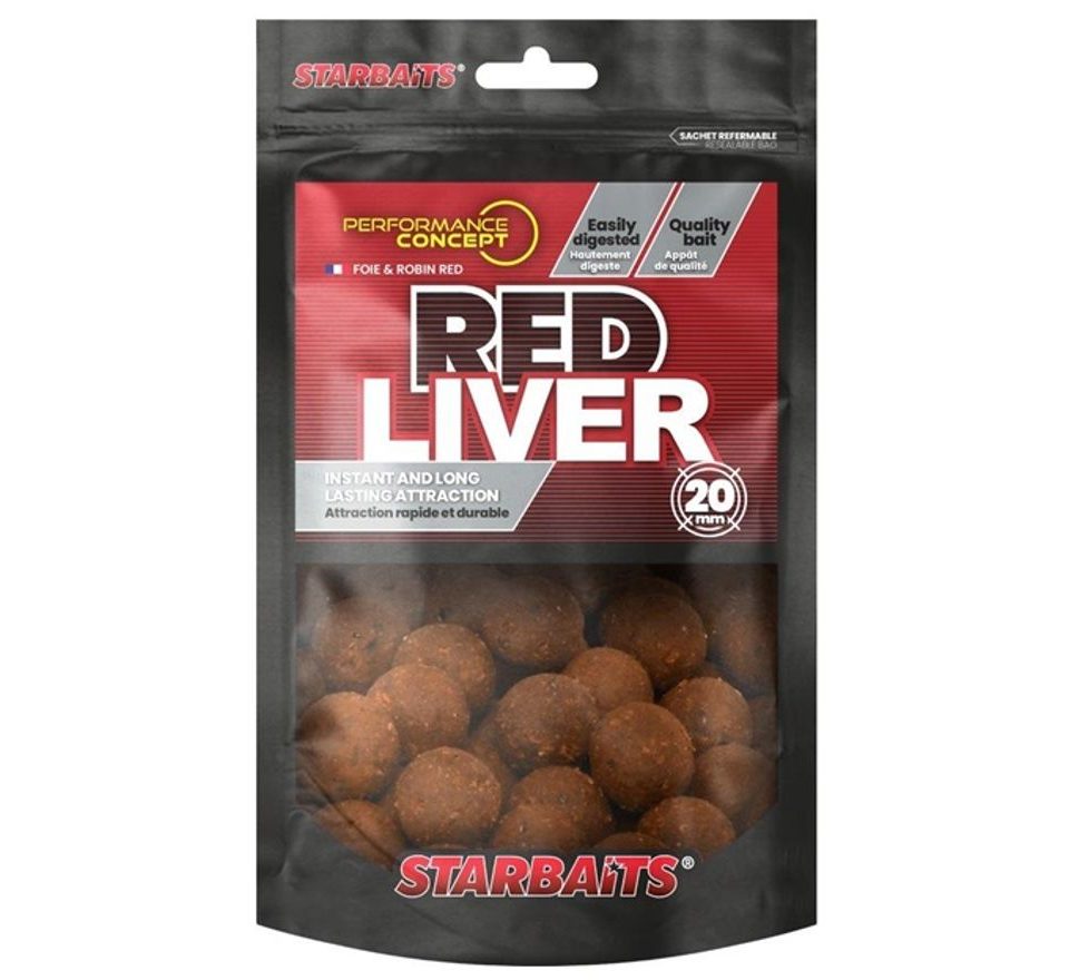 Starbaits Boilies Red Liver 200g