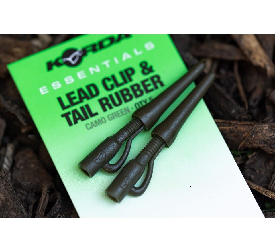 Korda Závesky Essentials Lead Clips & Tail Rubbers 5ks