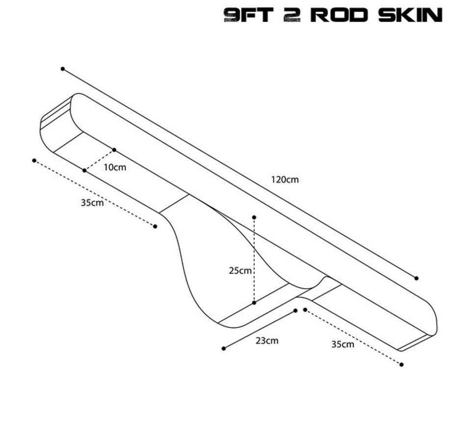 Nash Pouzdro na prut Scope OPS Soft Protect 2 Rod Skin 9ft