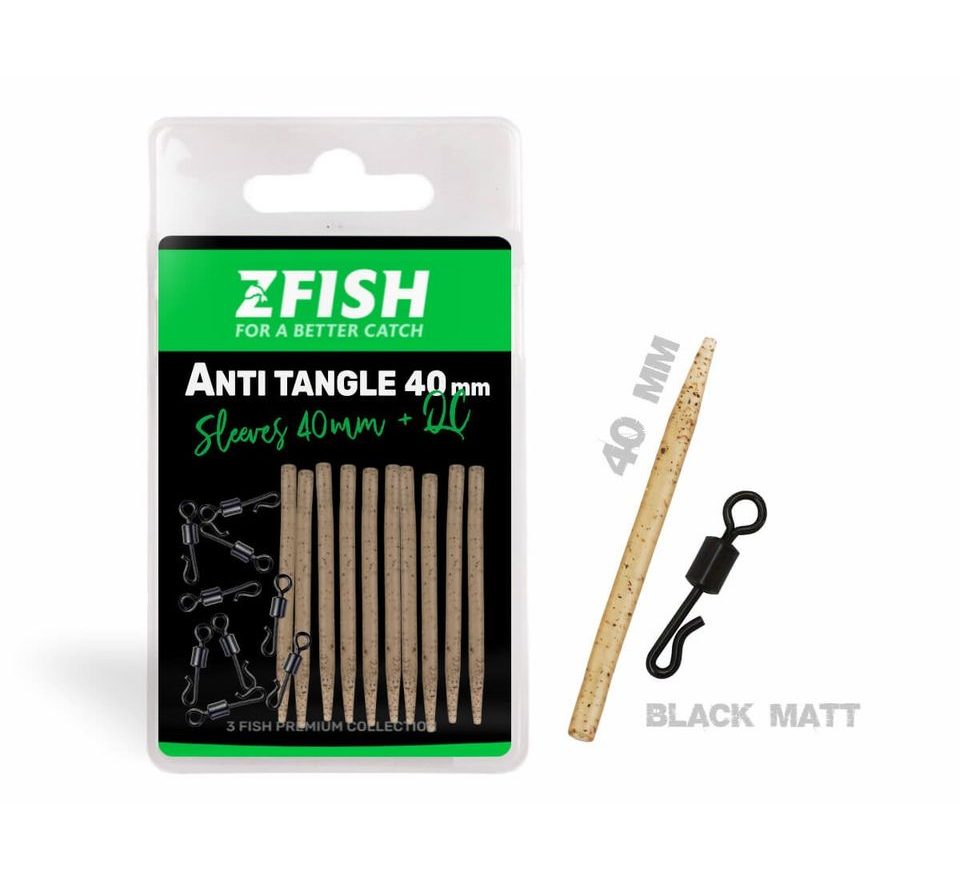 Zfish Sada Převleků Anti Tangle SET Sleeves + QC 10ks
