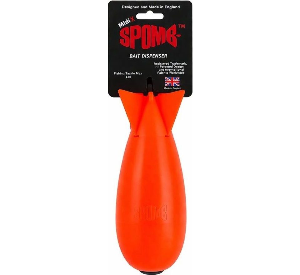 Spomb Zakrmovací raketa Exclusive Fluro Red Midi X