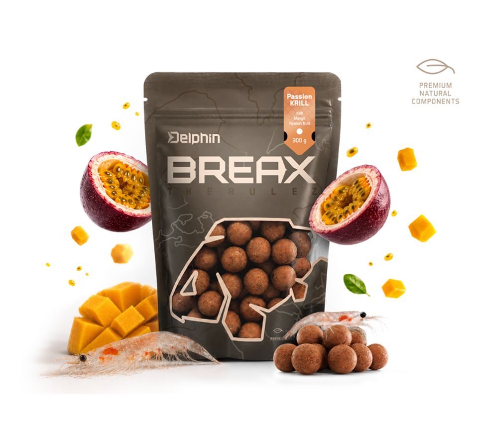 Delphin Boilies BreaX / PassionKRILL 300g