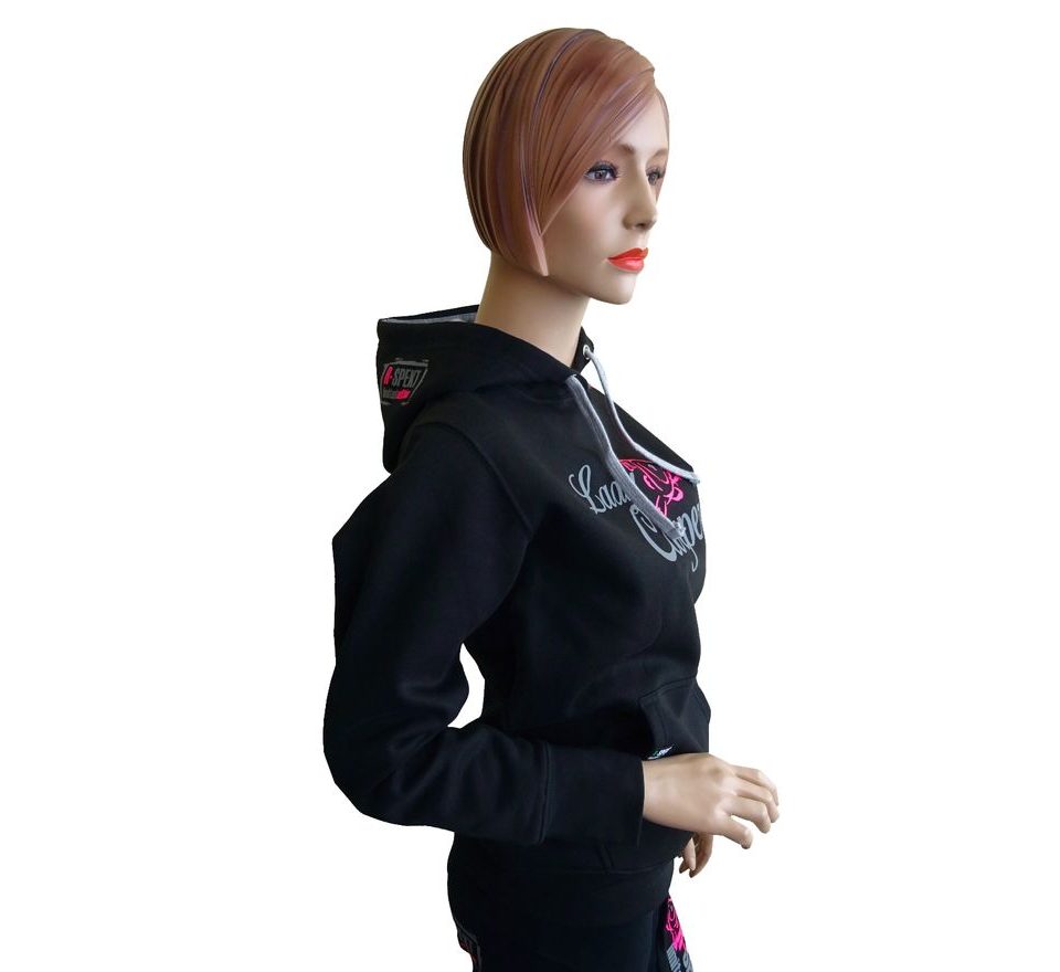 R-Spekt Dámská mikina s kapucí Lady Carper black