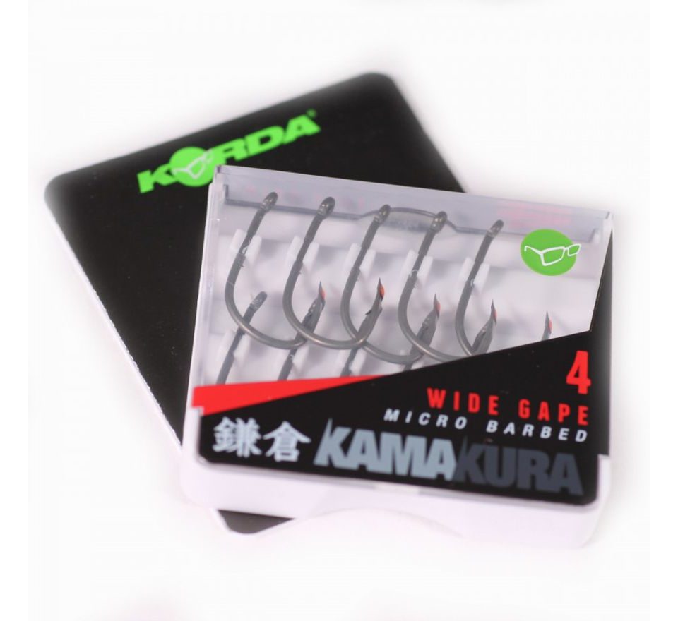 Korda Háčky Kamakura Wide Gape Barbless 10ks