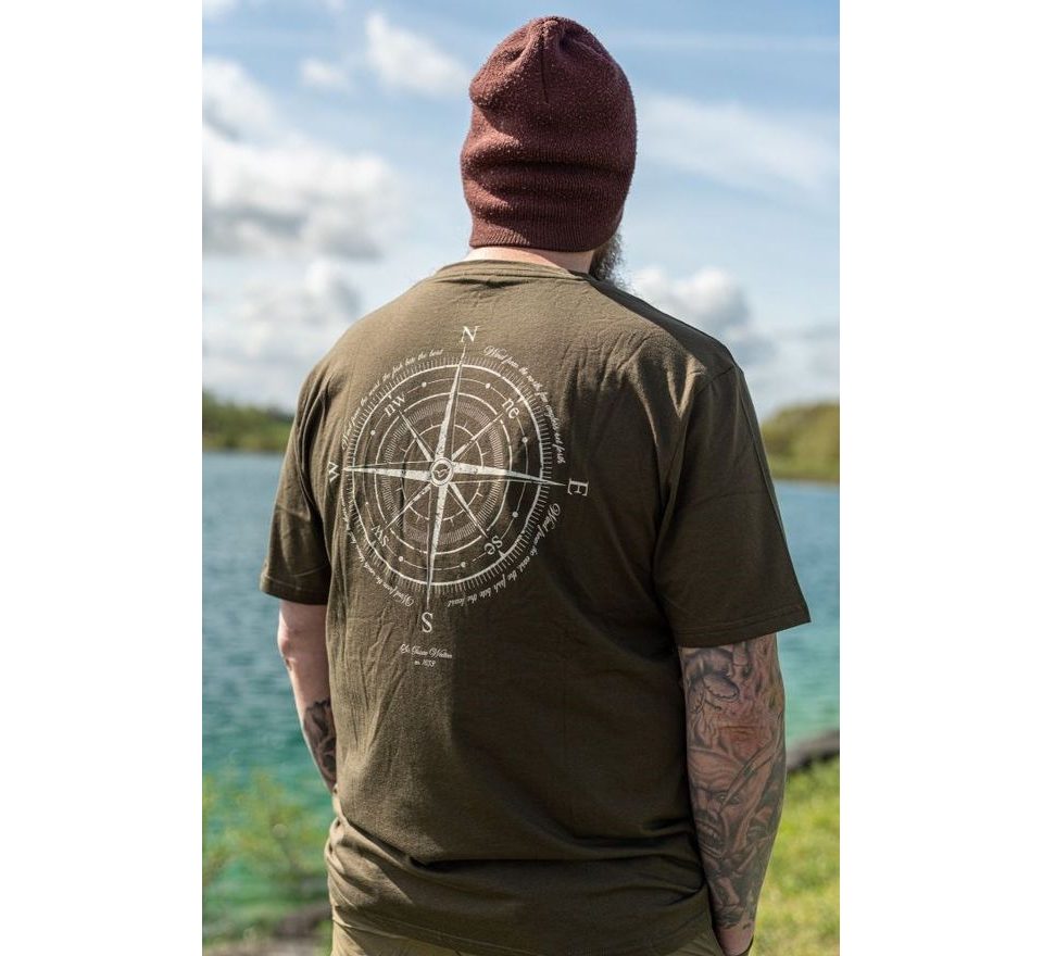 Korda Tričko Compass Tee Dark Olive